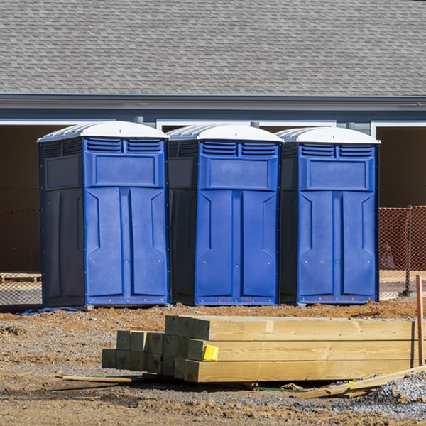 can i customize the exterior of the porta potties with my event logo or branding in Jamestown